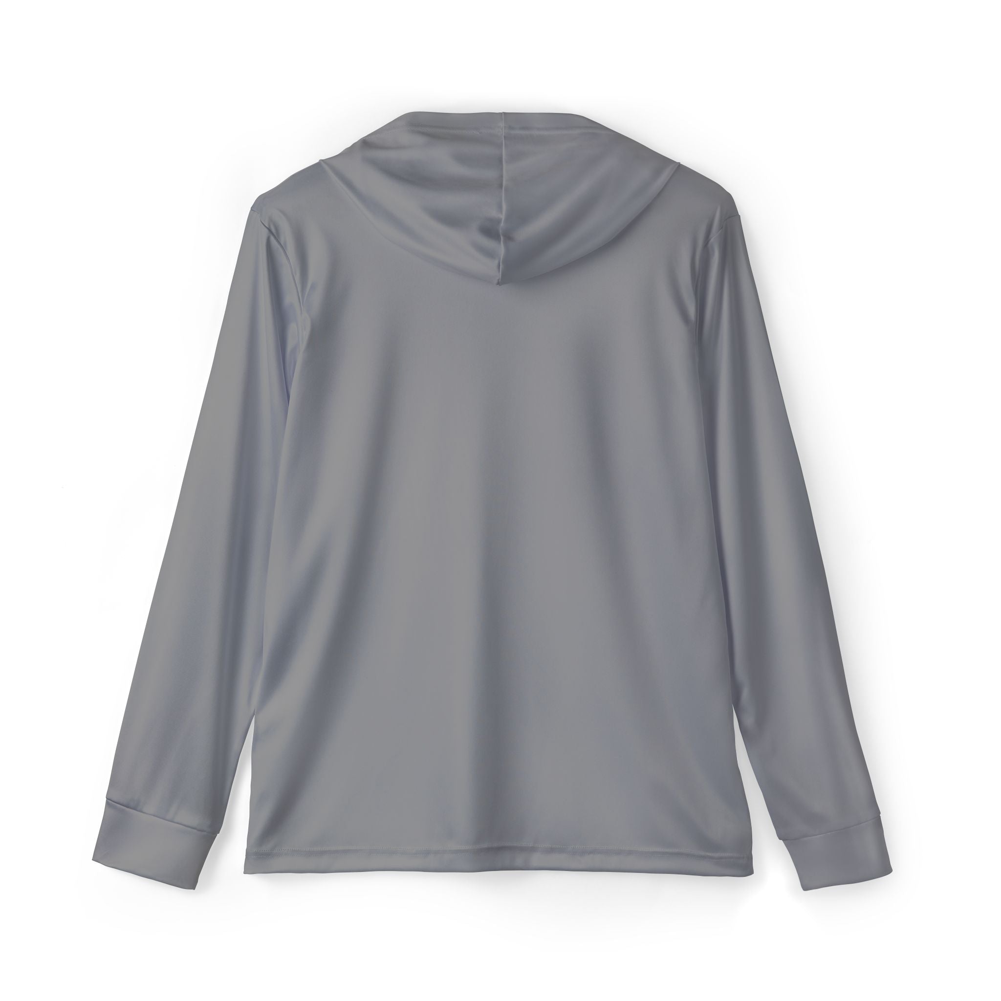 Grey with Purple Louisiana AYS Men's Sports Warmup Hoodie (AOP)