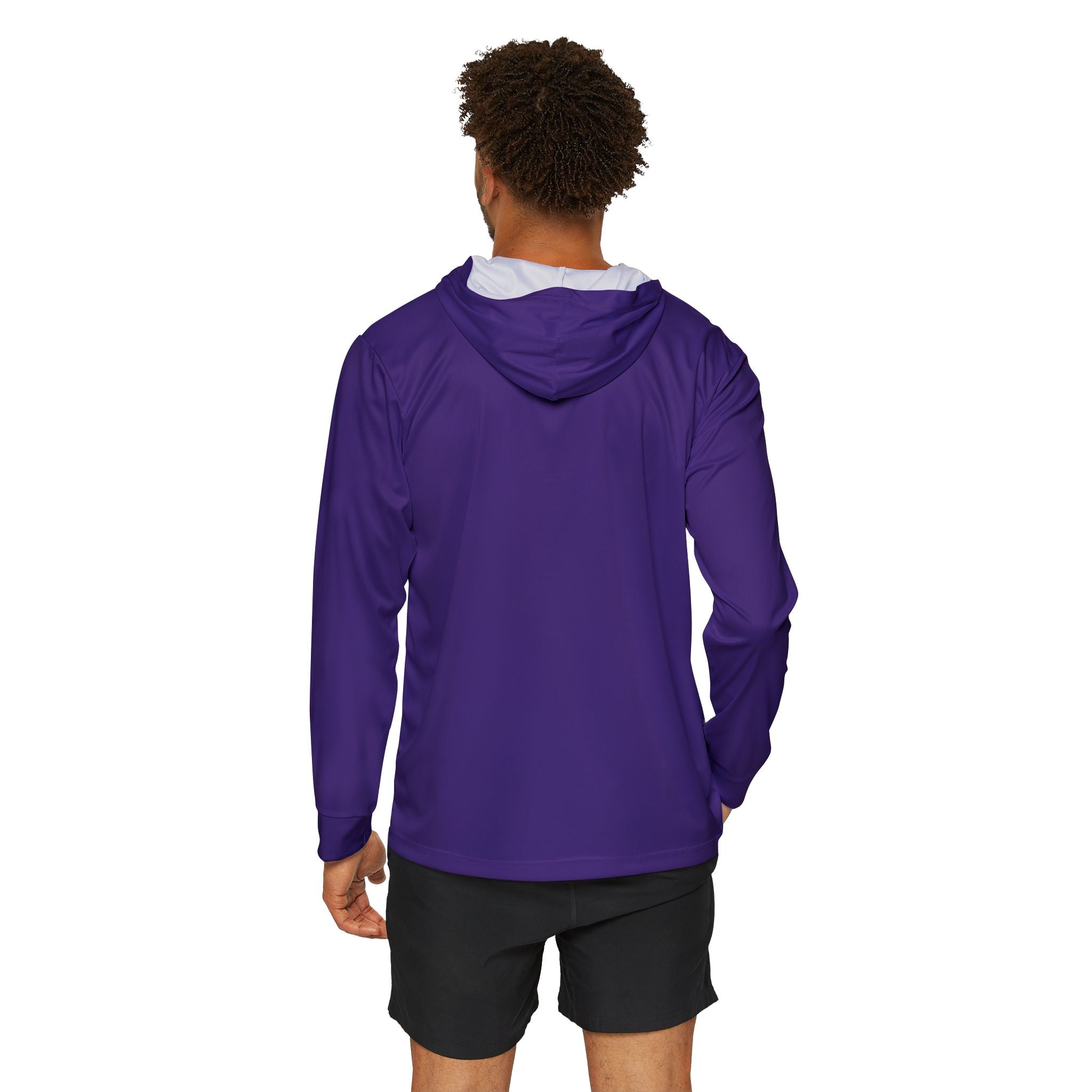 Purple AYS Men's Sports Warmup Hoodie (AOP)