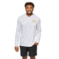 White AYS Men's Sports Warmup Hoodie (AOP)