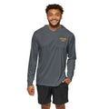 Dark Grey AYS Men's Sports Warmup Hoodie (AOP)