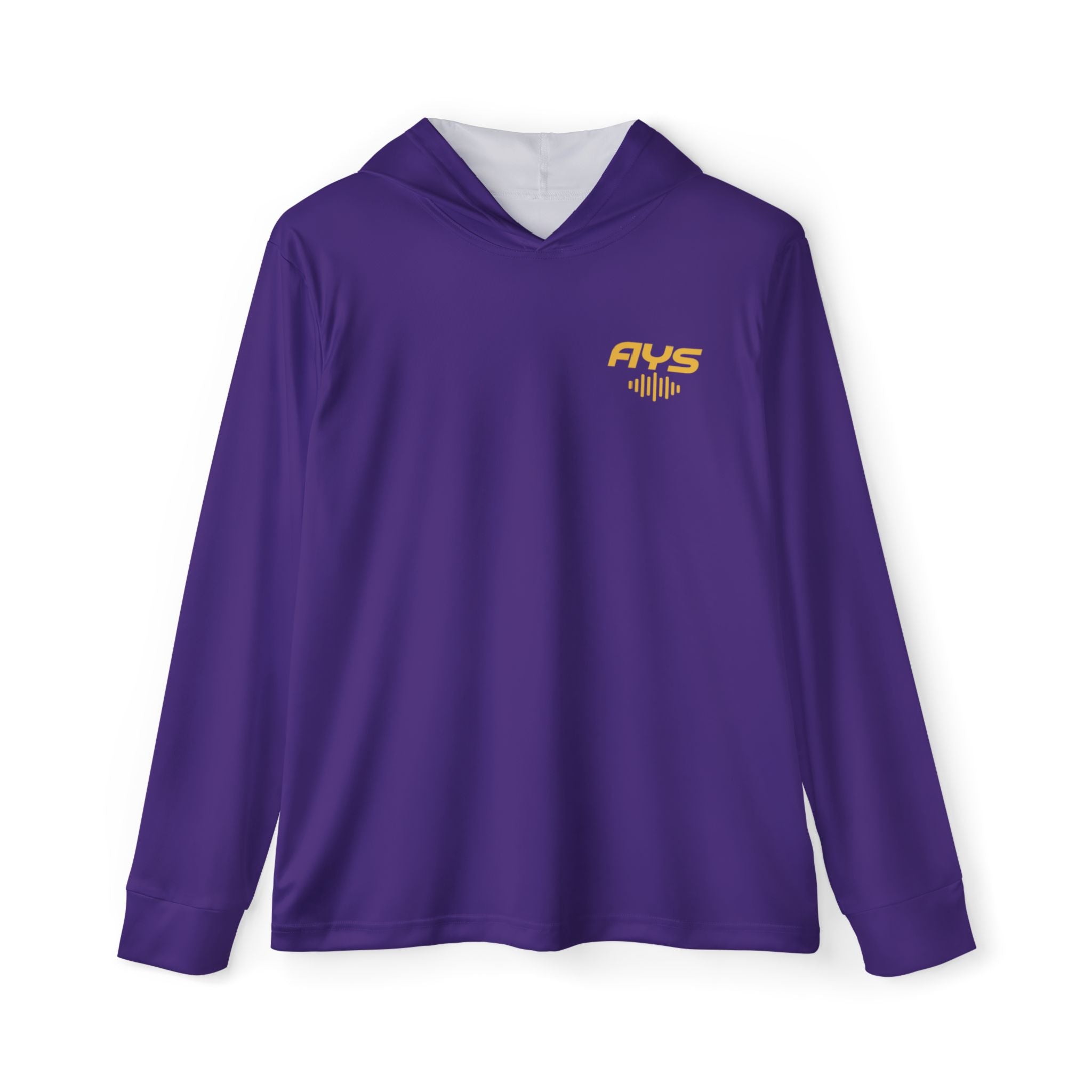 Purple AYS Men's Sports Warmup Hoodie (AOP)
