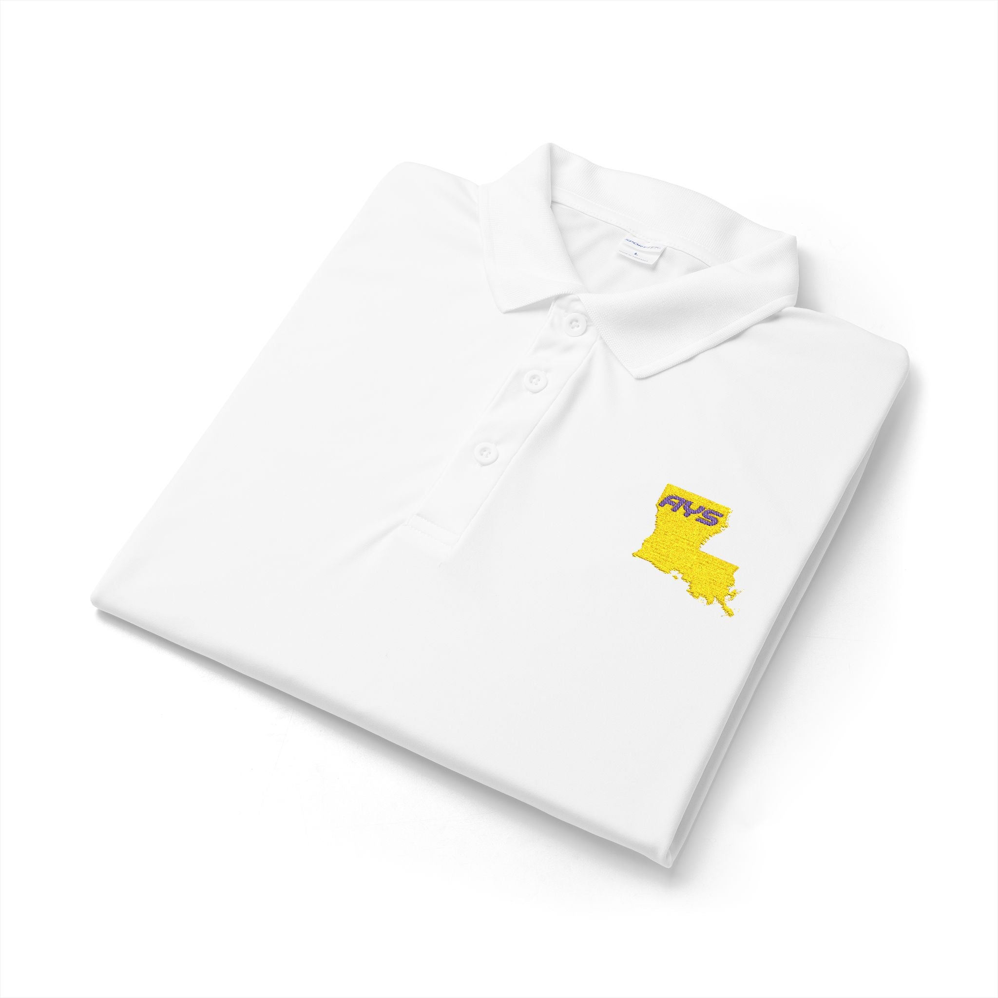 Gold AYS Louisiana Logo Polo | Polo
