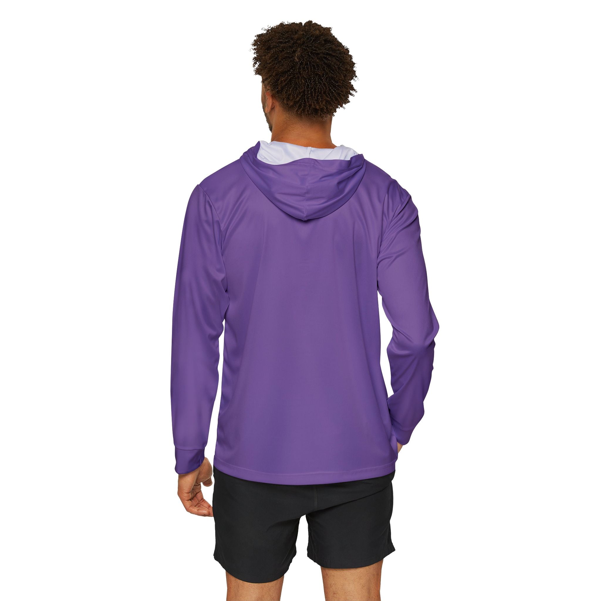 Lt Purple AYS Men's Sports Warmup Hoodie (AOP)