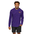 Purple AYS Men's Sports Warmup Hoodie (AOP)