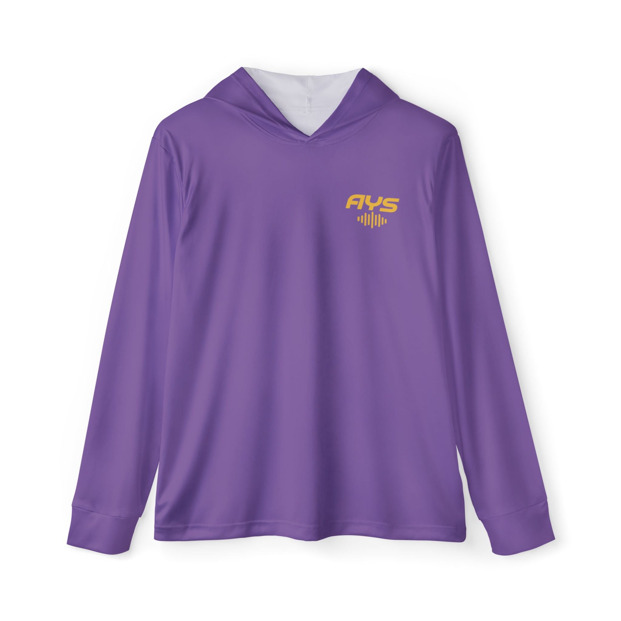 Lt Purple AYS Men's Sports Warmup Hoodie (AOP)