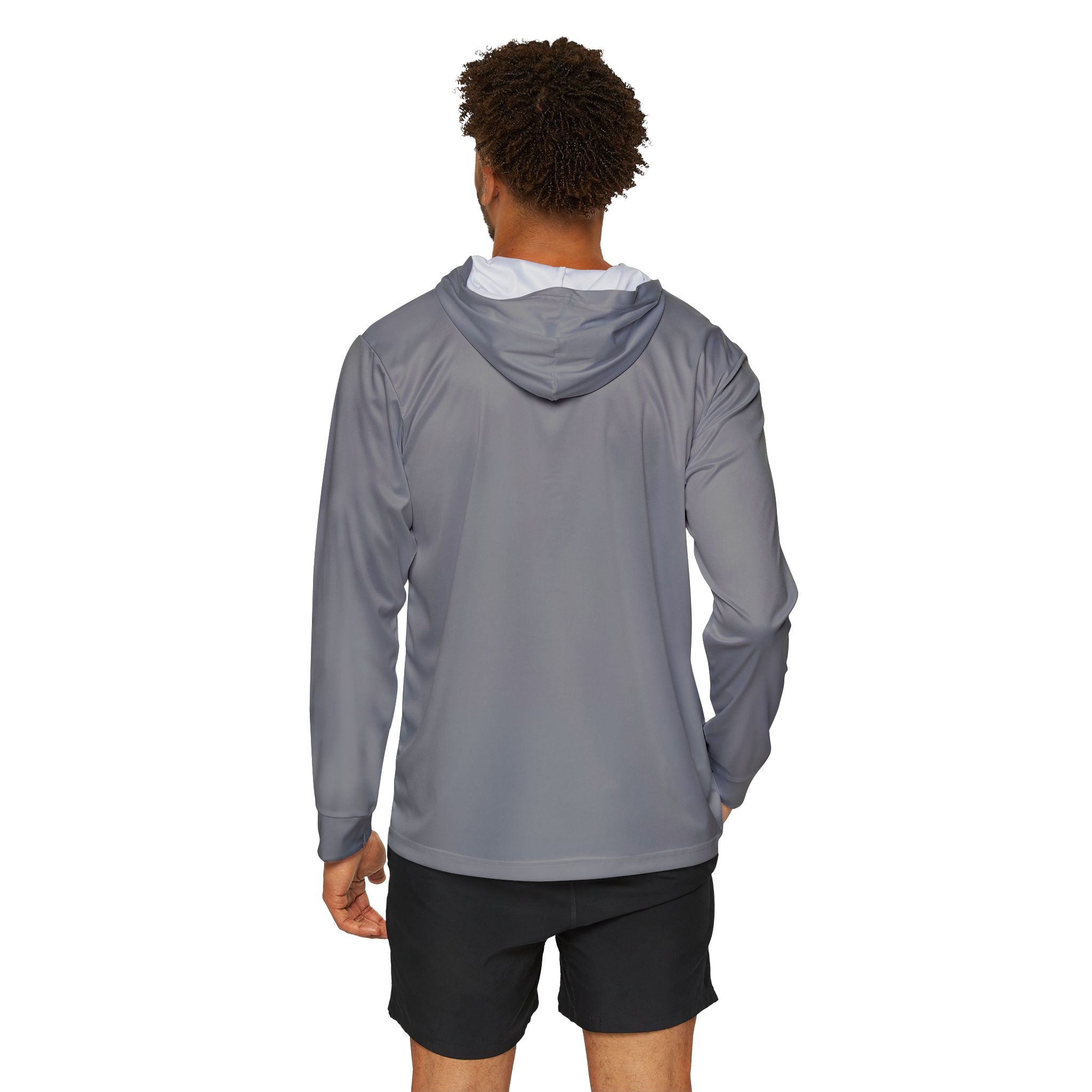 Grey AYS Men's Sports Warmup Hoodie (AOP)