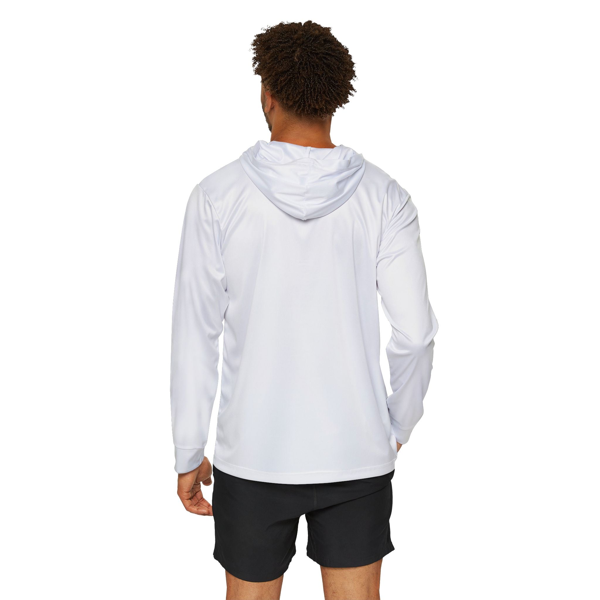 White AYS Men's Sports Warmup Hoodie (AOP)