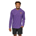 Lt Purple AYS Men's Sports Warmup Hoodie (AOP)