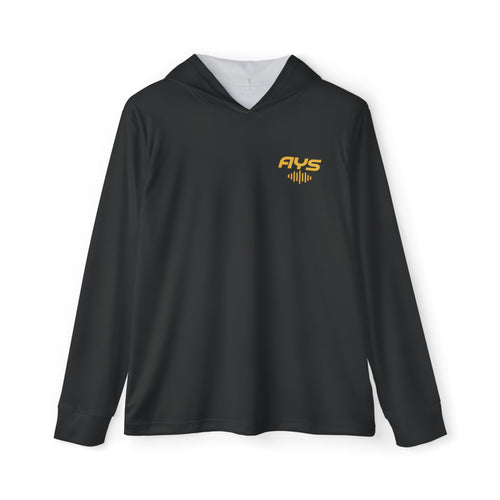 Black AYS Men's Sports Warmup Hoodie (AOP)