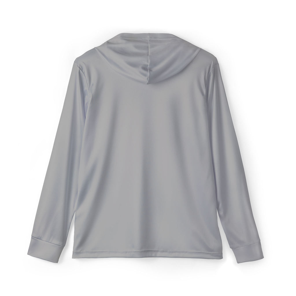 Lt Grey with Purple Louisiana AYS Men's Sports Warmup Hoodie (AOP)